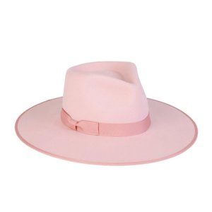 NEW Lack of Color Light Pink Stardust Rancher Fedora Hat S